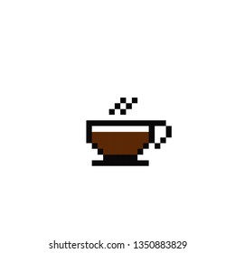 pixel glass coffy