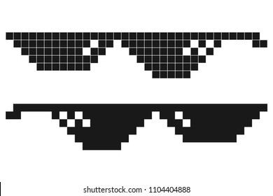 Pixel glasses set