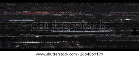 Pixel glitch art background with digital distortion effects and colorful data corruption for cyberpunk aesthetic. Abstract screen error texture with noise pattern. Retro technology malfunction display
