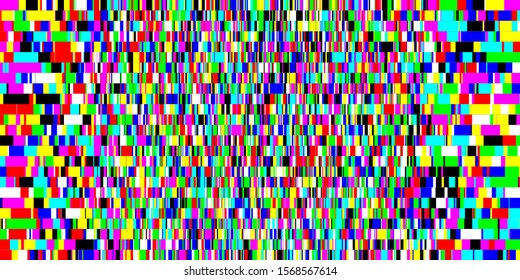 Pixel glitch pattern. Vector background. Abstrac glitch texture design. Retro geometric illustration. Game wallpaper. Simple square