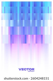 Pixel Gradient Background with Vertical Blocks