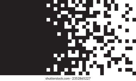 Pixel gradient Speed seamless pattern Vector line texture Fast effect design Black elements on white background. Square pixel

Vector Formats