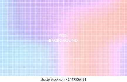 pixel gradient texture abstract background with blue, yellow, purple, orange pastel color