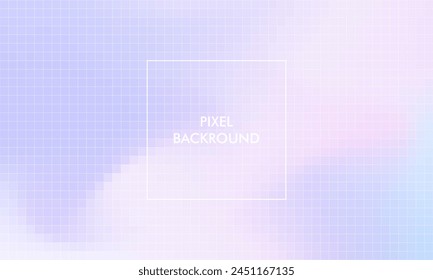 pixel gradient texture abstract background with blue, white, pink, pastel color