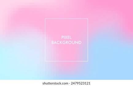 pixel gradient texture abstract background with pink, tosca, pastel color