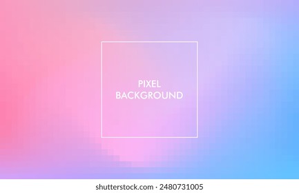 pixel gradient texture abstract background with pastel, pink, blue, pastel color