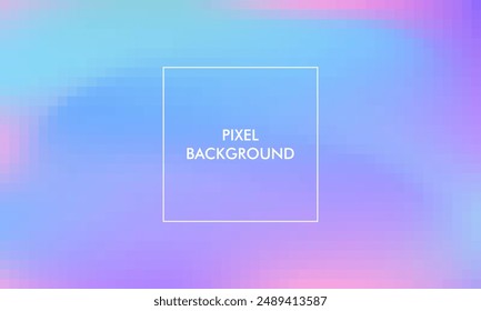 pixel gradient texture abstract background with pastel, blue, pink, purple color
