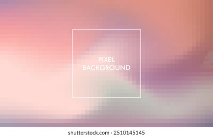 fundo abstrato da textura do gradiente de pixel com cor colorida