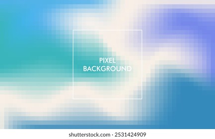 pixel gradient texture abstract background with blue, white color