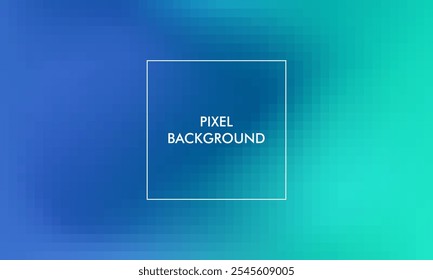 pixel gradient texture abstract background with blue, tosca, pastel color