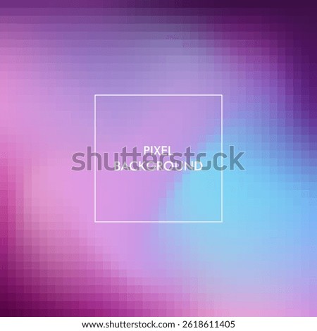 pixel gradient texture abstract background with blue, purple color