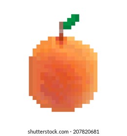 Pixel Graphic Apricot