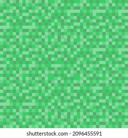 Pixel green background. Vector illustration