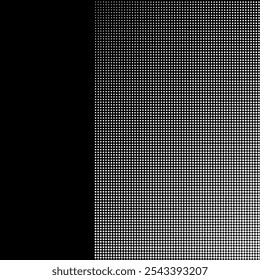 Pixel-Halbtontextur mit Mosaikhintergrund, Vektorgrau-Textur.
