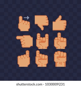 484 Rock hand pixel Images, Stock Photos & Vectors | Shutterstock