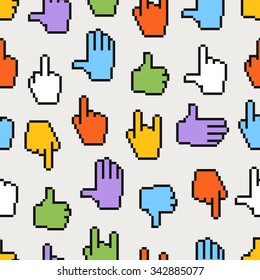484 Rock hand pixel Images, Stock Photos & Vectors | Shutterstock