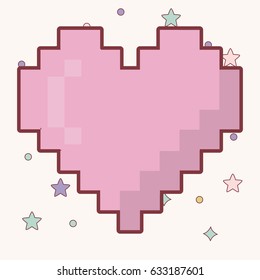 pixel heart icon