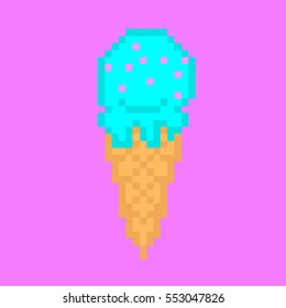 Pixel ice cream