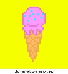 Pixel ice cream