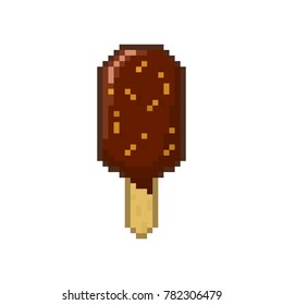 Pixel ice cream for games and applications