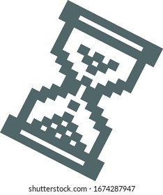 Icono de píxeles. Símbolo de píxeles. Ilustración del vector