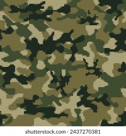 
pixel illustration camouflage vector texture, fashion design, street and army background