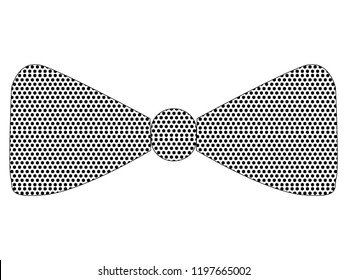 Pixel Image of a Bow tie 