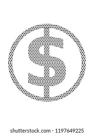 Pixel Image of a Dollar Sign