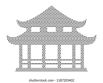 Pixel Japanese Temple