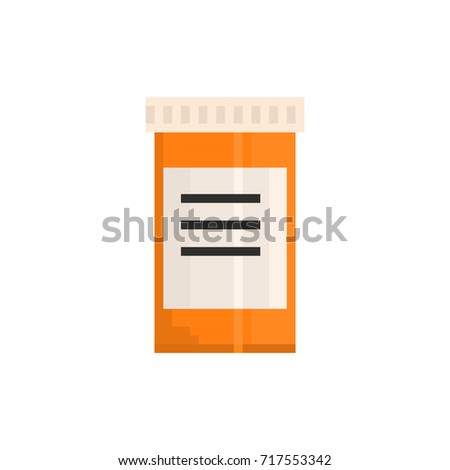 Pixel jar of medicament for games and applications.