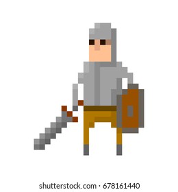 Pixel knight for games and applications