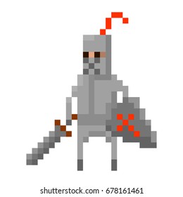 Pixel knight for games and applications