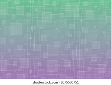 Pixel and line cyberspace digital image