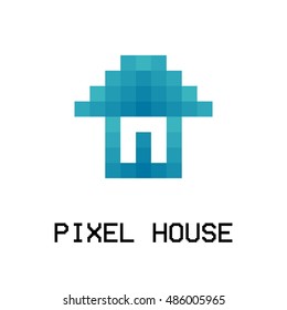 Pixel logo design