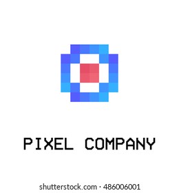 Pixel logo design
