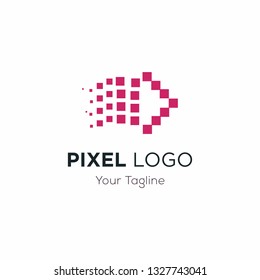 Pixel Logo Design Template