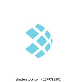 pixel logo design template vector sign