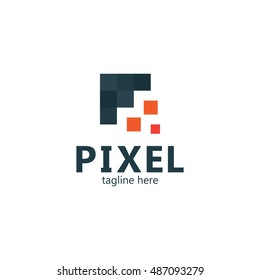 Pixel logo, Technology logo