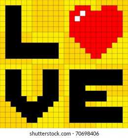 Pixel Love Heart