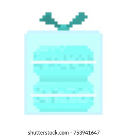 pixel macaron for games and web sites
