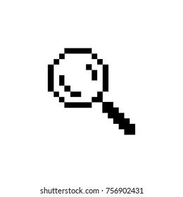 Pixel magnifying glass