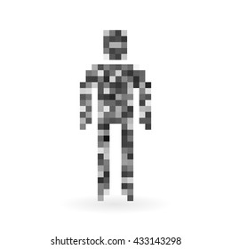 Pixel man