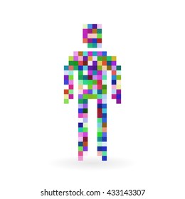 Pixel man