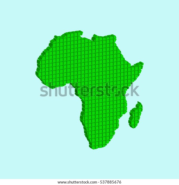 Pixel Map Africa Vector Illustration Abstract Stock Vector Royalty Free 537885676 Shutterstock 8140