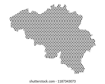 Pixel Map of Belgium