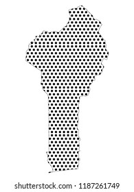 Pixel Map of Benin