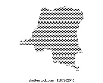 Pixel Map of Democratic Republic of Congo