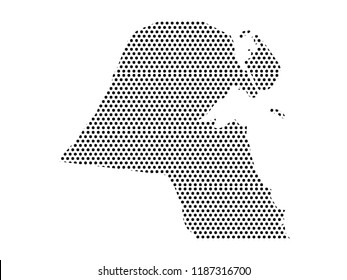 Pixel Map of Kuwait