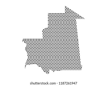 Pixel Map of Mauritania