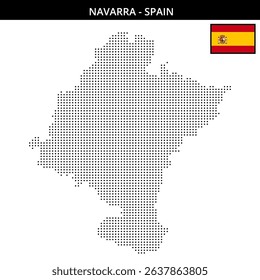 Pixel map of Navarra's regions
